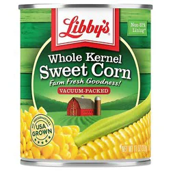 Libbys Corn Whole Kernel Sweet Vacuum Packed - 11 Oz