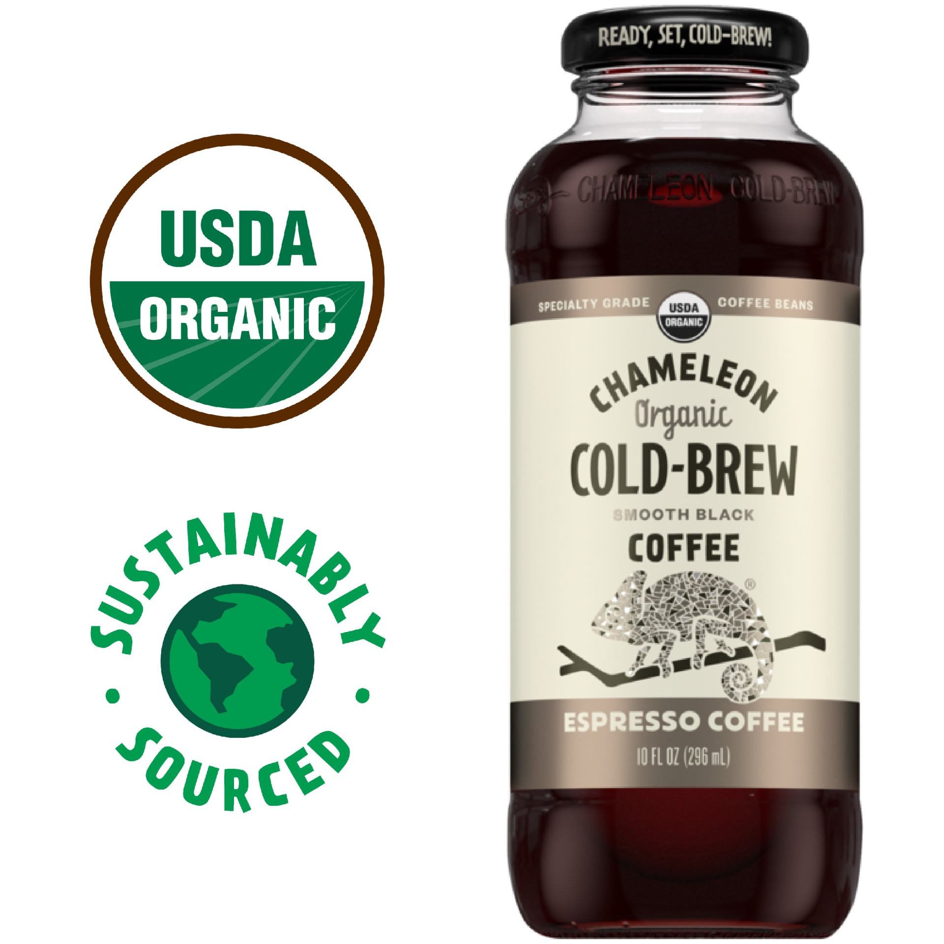 slide 2 of 6, Chameleon Cold-Brew Espresso Organic Cold Brew Coffee, 10 oz