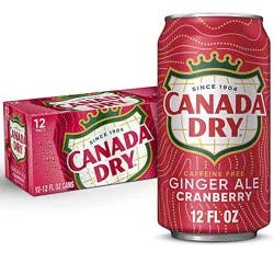 Canada Dry Cranberry Ginger Ale - 12-12 Fl. Oz.