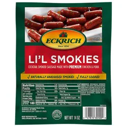 Eckrich Li'l Smokies Cocktail Smoked Sausage Links - 14 Oz
