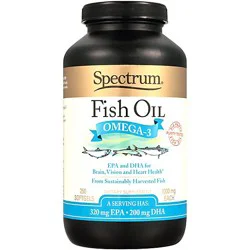 Spectrum Essentials Fish Oil Omega-3 - 250 Count