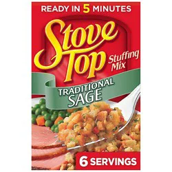 Stove Top Traditional Sage Stuffing Mix Box - 6 Oz