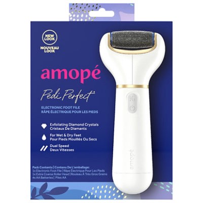 slide 1 of 1, Amope Pedi Perfect Foot File Electronic Regular Coarse - Each, 1 ct