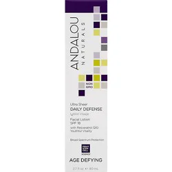 Andalou Naturals Facial Lotion With Spf 18 Daily Defense Age Defying - 2.7 Fl. Oz.