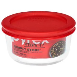 Pyrex Simply Store Glass Storage 1 Cup Round - Each