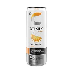 Celsius Calorie Reducing Drink Orange - 12 Oz