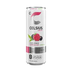 Celsius Calorie Reducing Drink Raspberry Acai Green Tea - 12 Oz