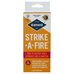 Diamond Strike-A-Fire Fire Starters - 8 Package