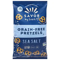 Savor By Suzie Sea Salt Grain Free Pretzels - 6.5 Oz