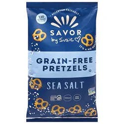 Savor By Suzie Sea Salt Grain Free Pretzels - 6.5 Oz