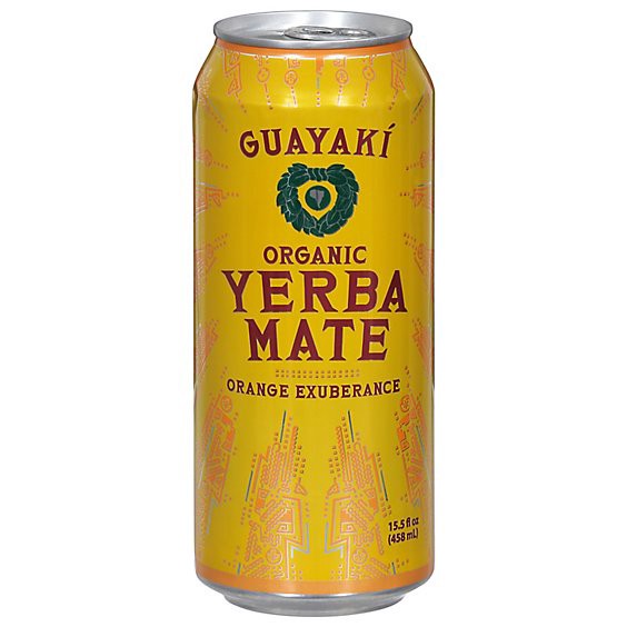slide 1 of 1, Guayaki Yerba Mate Orange Exuberance - 16 Fl. Oz., 15.5 fl oz