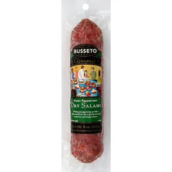 Busseto Salami Dry Green Peppercorn - 8 Oz