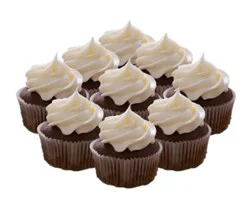Bakery Cupcake Chocolate With Vanilla Icing 9 Count - Each