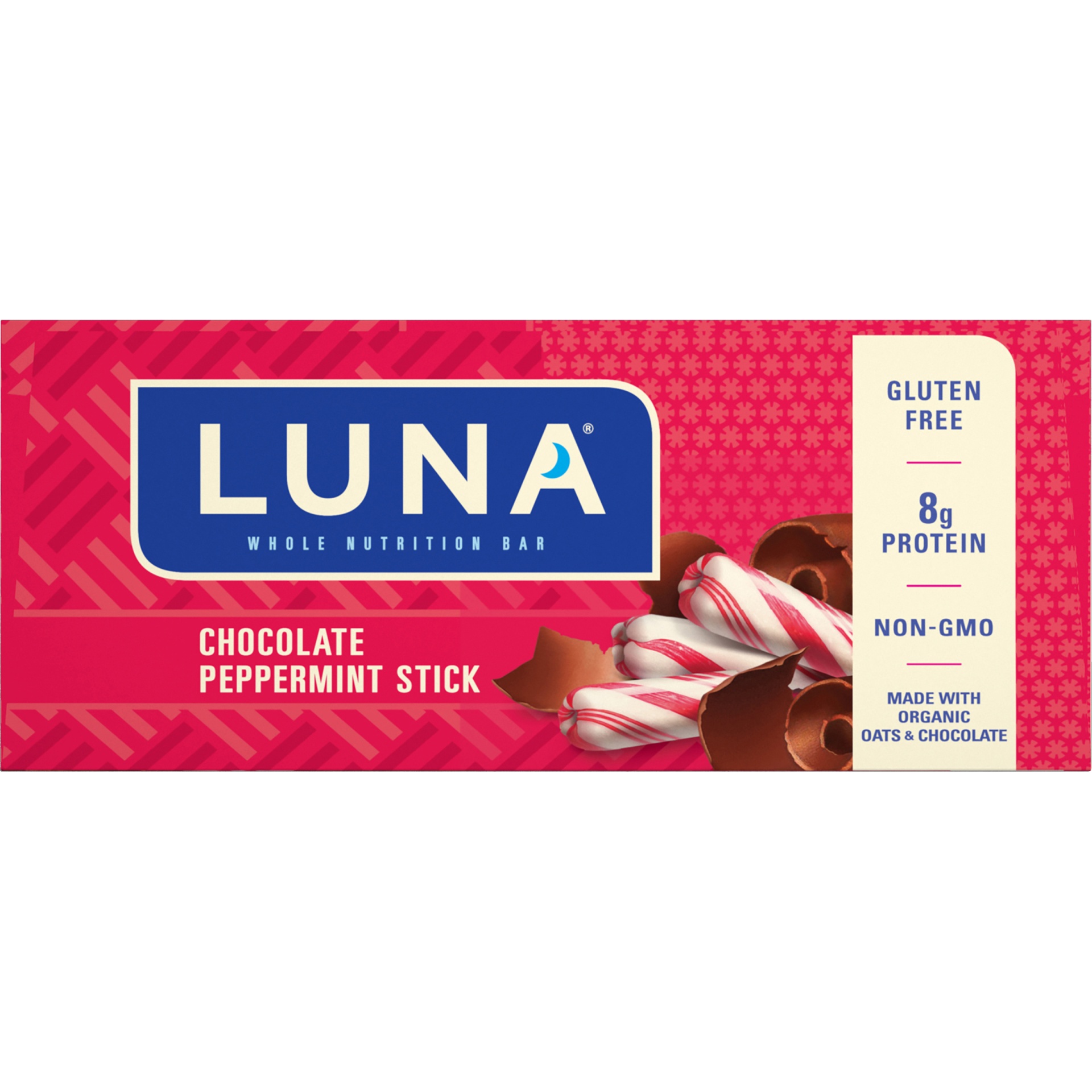 slide 4 of 8, Luna Chocolate Peppermint Nutrition Bars For Women, 6 ct