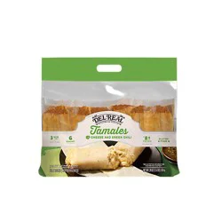 Del Real Tamales Cheese & Green Chiles 6 Count - 24 Oz