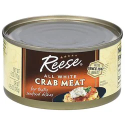 Reese Crab Meat All White - 6 Oz