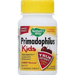 Natures Way Primadophilus Kids Chewables Cherry Flavor - 30 Count