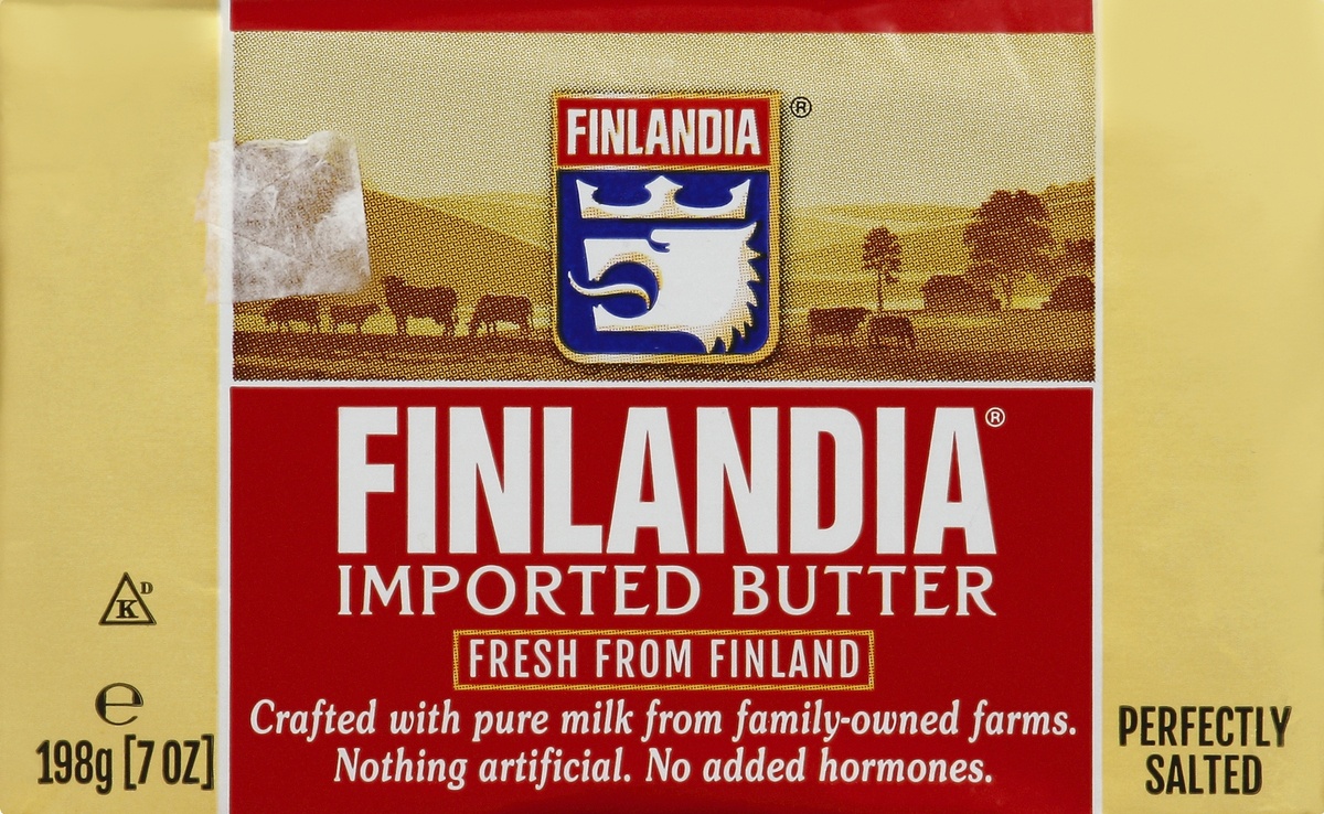 slide 5 of 5, Finlandia Imported Perfectly Salted Butter 8 oz, 7 oz