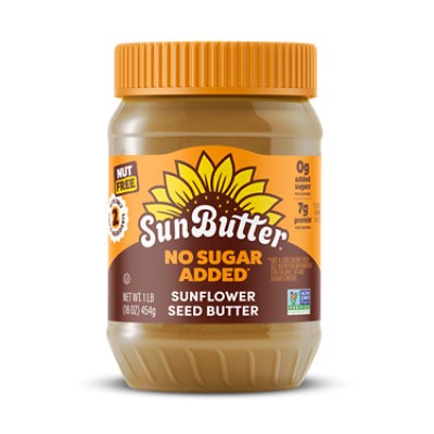 slide 1 of 1, Sunbutter Sunflower Butter No Sugar Added - 16 Oz, 16 oz