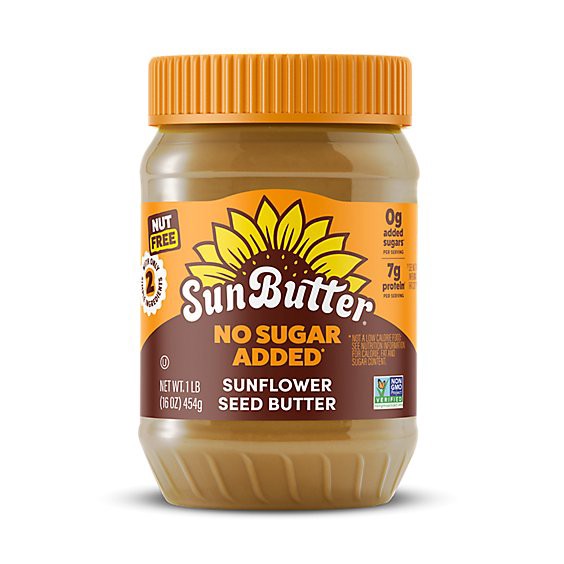 slide 1 of 1, Sunbutter Sunflower Butter No Sugar Added - 16 Oz, 16 oz