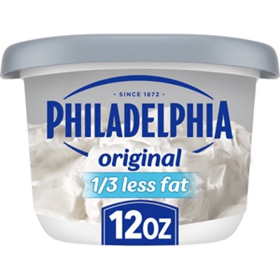 slide 1 of 8, Philadelphia Reduced Fat Cream Cheese Spread - 12 Oz, 12 oz