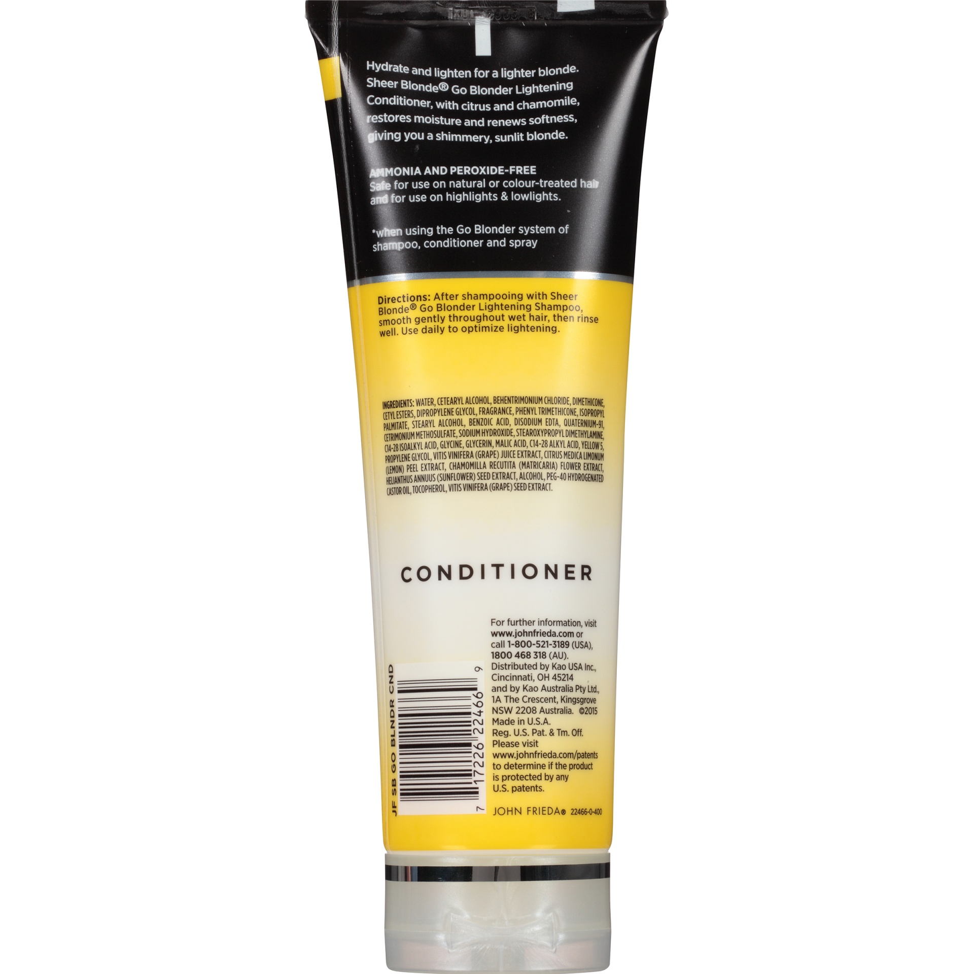 slide 5 of 7, John Frieda Go Blonder Lightening Conditioner for Blonde Color-Treated Hair, Paraben Free, Vegan Friendly, Blonde Conditioner, 8.3 Oz, 8.3 oz