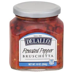 Delallo Pepper Roasted Bruschetta - 10 Oz