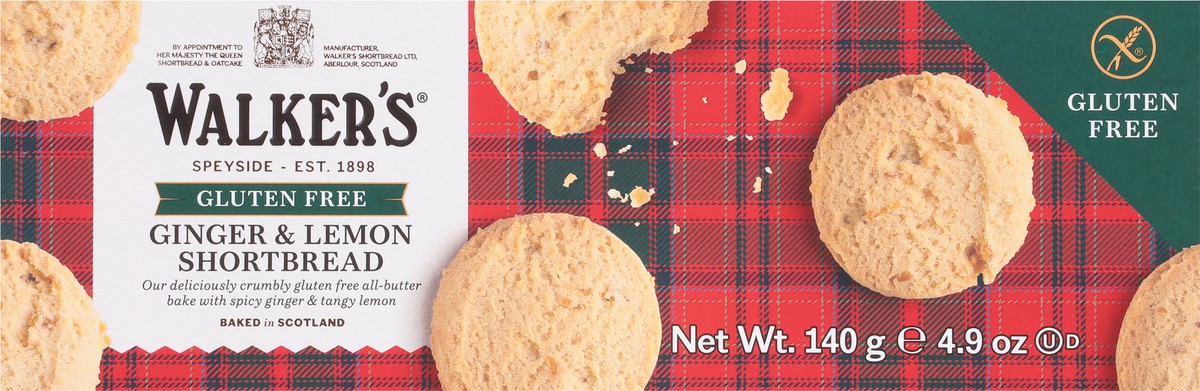 slide 10 of 12, Cookie Gf Gingr Lemn Shrtbr - 4.9 Oz, 4.9 oz