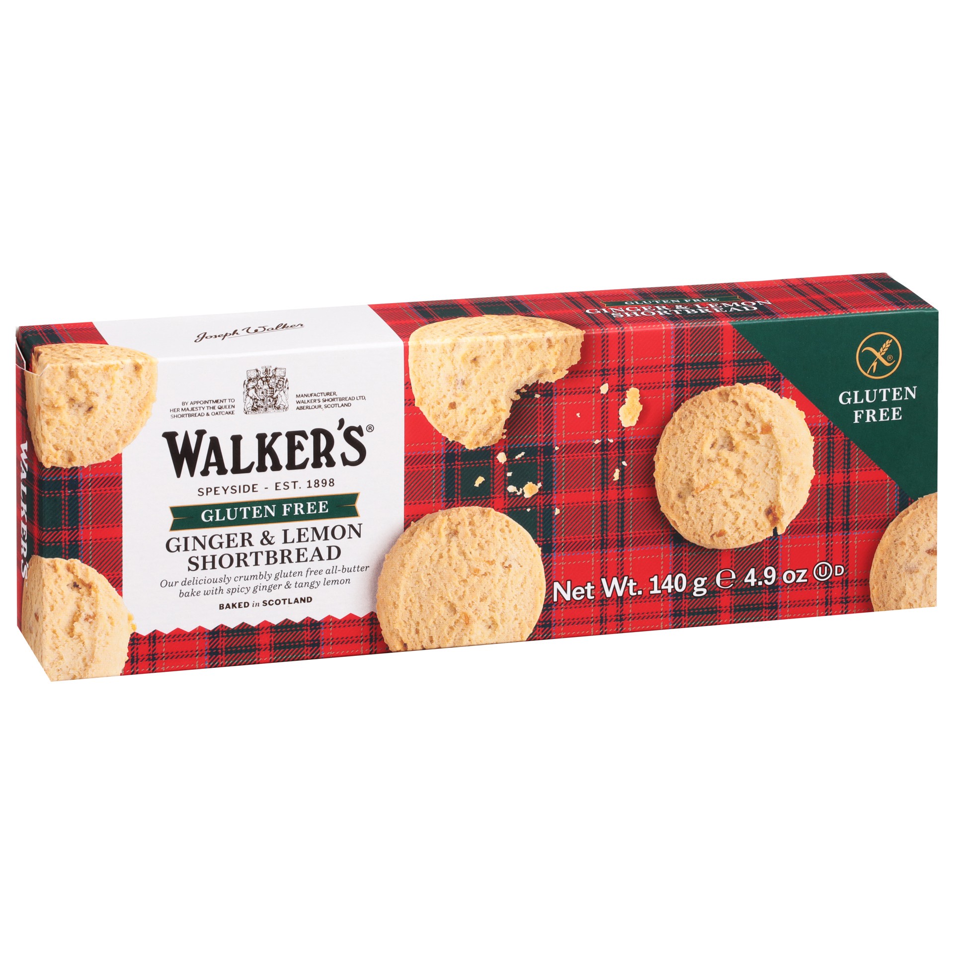 slide 6 of 12, Cookie Gf Gingr Lemn Shrtbr - 4.9 Oz, 4.9 oz