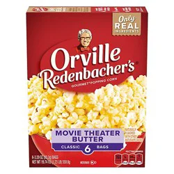 Orville Redenbacher's Movie Theater Butter Microwave Popcorn - 6-3.29 Oz