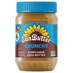 Sunbutter Sunflower Butter Natural Crunch - 16 Oz