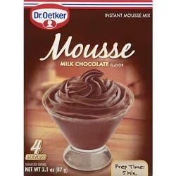 Dr Oetker Mousse Mix Instant Milk Chocolate Flavor - 3.1 Oz