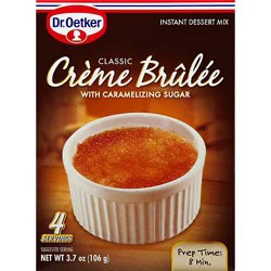 Dr Oetker Dessert Mix Instant Creme Brulee - 3.7 Oz