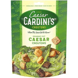 Cardinis Croutons Gourmet Cut Twice Baked Caesar - 5 Oz