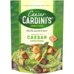 Cardinis Croutons Gourmet Cut Twice Baked Caesar - 5 Oz