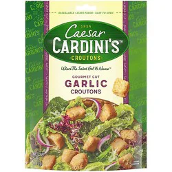 Cardinis Croutons Gourmet Cut Garlic - 5 Oz