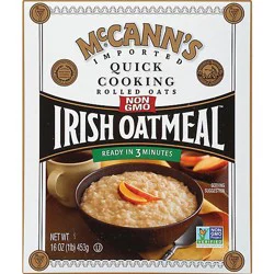 Mccanns Oatmeal Irish Quick Cooking Rolled Oats - 16 Oz