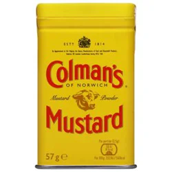Colmans Mustard Powder Double Superfine Original English - 2 Oz