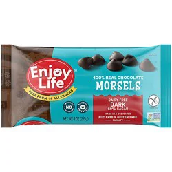 Enjoy Life Baking Chocolate Dark Chocolate Morsels Bag - 9 Oz