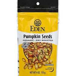 Eden Organic Pumpkin Seeds Dry Roasted - 4 Oz