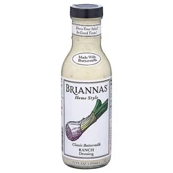 Briannas Dressing Home Style Ranch Classic Buttermilk - 12 Fl. Oz.