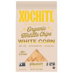 Xochitl Corn Chips Organic Mexican Style White Sea Salt - 12 Oz