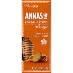 Annas Thins Swedish Orange - 5.25 Oz