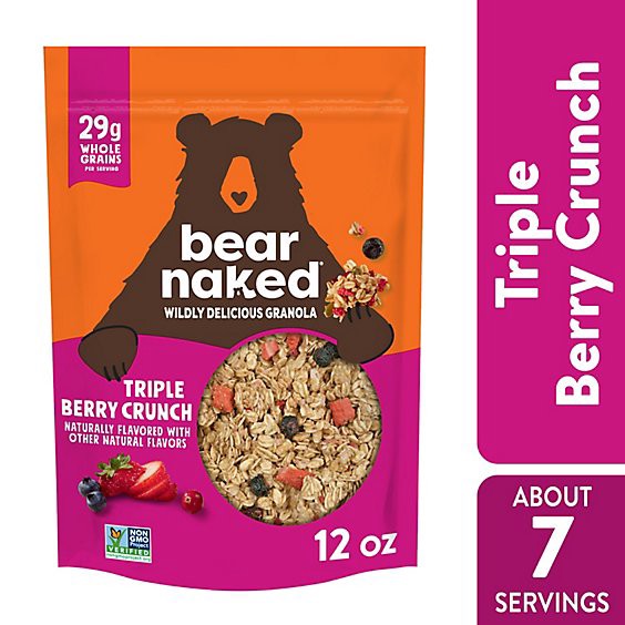 slide 1 of 1, Bear Naked Fit Granola Cereal Vegan Triple Berry - 12 Oz, 12 oz