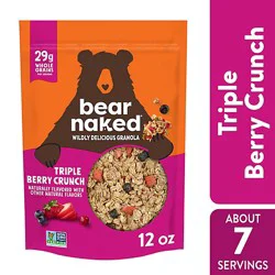 Bear Naked Fit Granola Cereal Vegan Triple Berry - 12 Oz