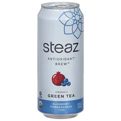 Steaz Iced Green Tea Organic Blueberry Pomegranate - 16 Fl. Oz.