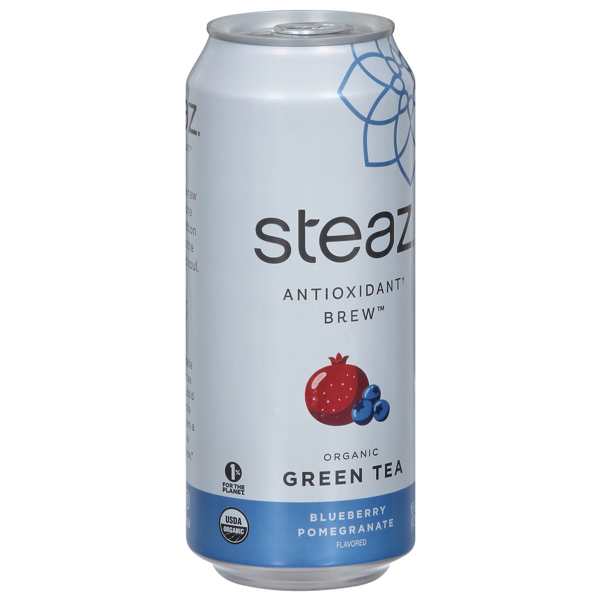 slide 3 of 13, Steaz Iced Green Tea Organic Blueberry Pomegranate - 16 Fl. Oz., 16 fl oz