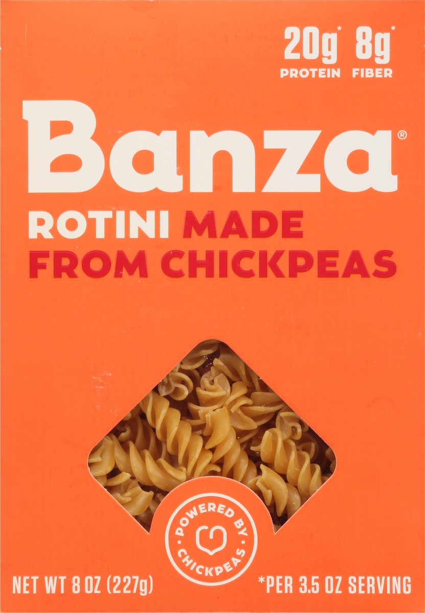 slide 4 of 12, Banza Rotini Pasta Made From Chickpeas - 8 Oz, 8 oz