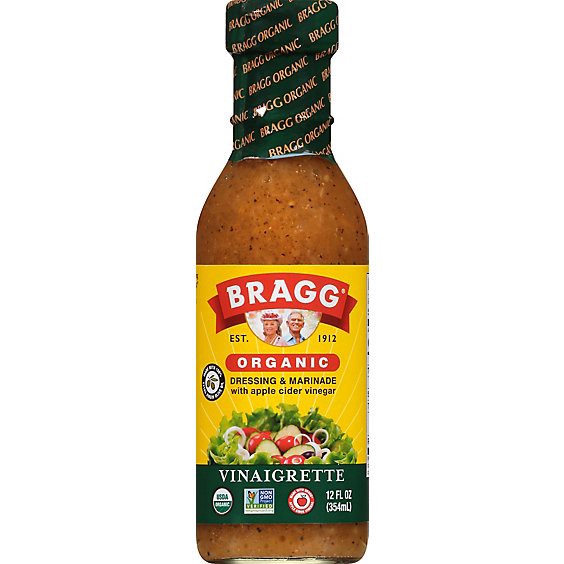 slide 1 of 1, Bragg Organic Vinaigrette Healthy - 12 Fl. Oz., 12 fl oz
