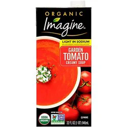 Imagine Organic Soup Creamy Garden Tomato Light In Sodium - 32 Fl. Oz.